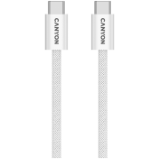CANYON cable OnWire 60MG C-C 60W Magnet Braided 1m White