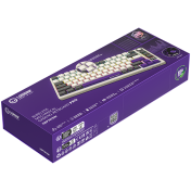 LORGAR KBP7075W, Wireless 75% Mechanical Gaming Keyboard Pro, Beige, EN layout