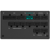 DeepCool PX1000-P, 1000W, 80 Plus PLATINUM, Fully Modular, Flat Black Cables, 135mm FDB Fan, Fluid Dynamic Bearing, 150x160x86mm (W x L x H), ATX 3.0, OPP/OVP/SCP/OTP/OCP/UVP/NLO/SIP, 12Y, R-PXA00P-FC0B-EU