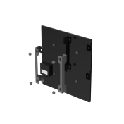 AENO Premium Eco Smart Quadro Wall Heater, 500W, 50x50 cm., Tempered glass, Infrared+convection heating type, LED display Plug type: Europe (E/F type), BLACK, , Made in Poland