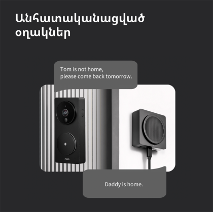 Smart Video Doorbell G4: Model No: SVD-C03; SKU: AC015GLB02