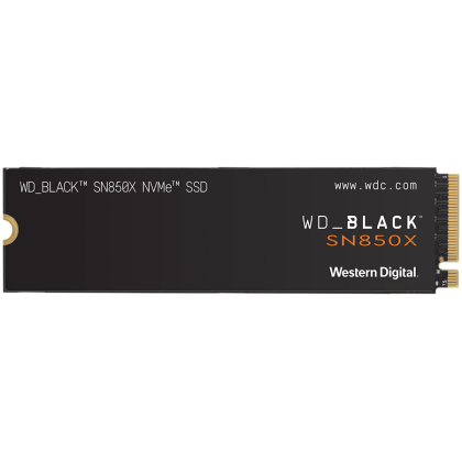 SSD WD Black SN850X 1TB M.2 2280 PCIe Gen4 x4 NVMe, Read/Write: 7300/6300 MBps, IOPS 800K/1100K, TBW: 600