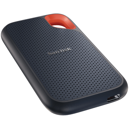 SanDisk Extreme 2TB Portable SSD - up to 1050MB/s Read and 1000MB/s Write Speeds, USB 3.2 Gen 2, 2-meter drop protection and IP55 resistance