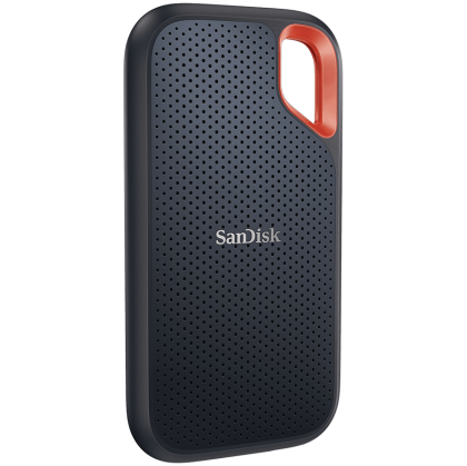 SanDisk Extreme 2TB Portable SSD - up to 1050MB/s Read and 1000MB/s Write Speeds, USB 3.2 Gen 2, 2-meter drop protection and IP55 resistance