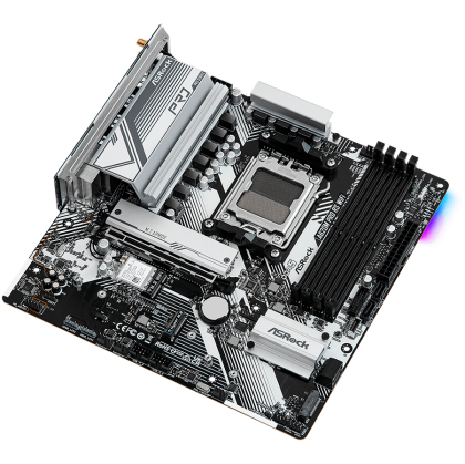 ASROCK Main Board Desktop AM5 A620 4 x DDR5 1 x HDMI 1 x DisplayPort  3xM.2 4 x SATA3 Micro ATX