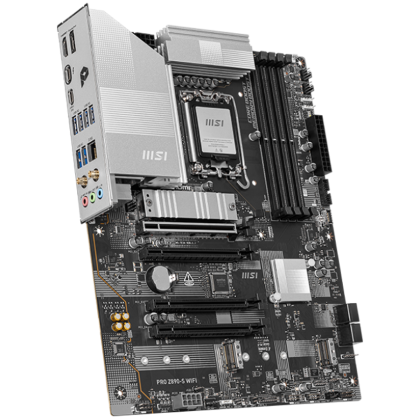 MSI PRO Z890-S WIFI, LGA 1851, Dual Channel DDR5 up to 8600(OC)MHz, 4x PCIe x16 slots, 3x M.2 slot, 4xUSB 2.0, 6xUSB 5Gbps A, 1xUSB 20Gbps C,1x HDMI, 1x Type-C DP,1x DP, 2.5GbpsLAN, 7.1 Audio, 3y warranty