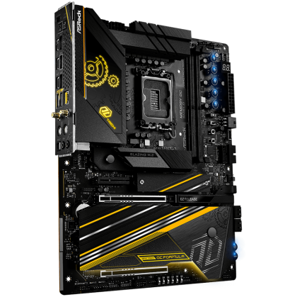 ASROCK MB Desktop Z890 Taichi OCF, S1851, 2x DDR5, 2x PCIe 5.0 x16, 1x PCIe 4.0 x4, 1x Blazing M.2, 5x Hyper M.2, 4x SATA3, 4x USB-C, 9x USB 3.2, 3x USB 2.0, 1x RJ-45 5GB Lan, 802.11ax Wi-Fi 7 + Bluetooth 5.4, 1x SPDIF, ATX