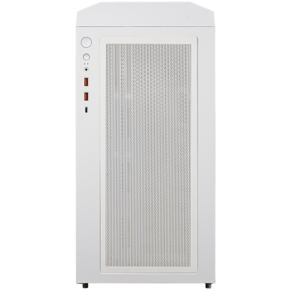 COUGAR | Uniface RGB White | PC Case | Mid Tower / Mesh Front Panel / 4 x 120mm ARGB Fans / TG Left Panel / White