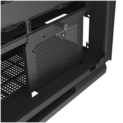 COUGAR | FV270 Black | PC Case | Mid tower / Tempered, Curved Glass Perimeter / Quick Detachable Air Filters / Up to 9 Fans (1x120mm RGB Preinstalled) / Black