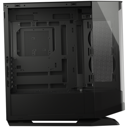 COUGAR | FV270 Black | PC Case | Mid tower / Tempered, Curved Glass Perimeter / Quick Detachable Air Filters / Up to 9 Fans (1x120mm RGB Preinstalled) / Black