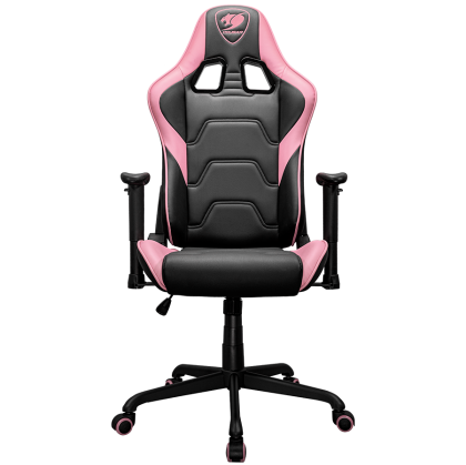 COUGAR Gaming chair Armor Elite Eva / Pink (CGR-ELI-PNB), Breathable Premium PVC Leather, Steel frame, Unparalleled Comfort, Adjustable Design, 2D Adjustable armrest.  Recliner system 90°~160°