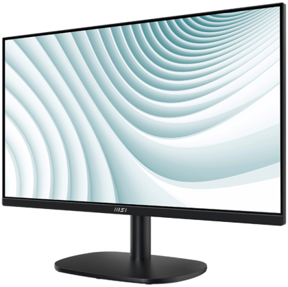 MSI PRO MP245V Professional Business Monitor, 23.8" 100Hz, FHD (1920x1080) 16:9, VA Anti-glare, 1ms/4ms, 300nits, 4000:1, 178°/178°, Adaptive-Sync, Adjustable Stand, 1x D-Sub(VGA), 1x HDMI, 3Y Warranty