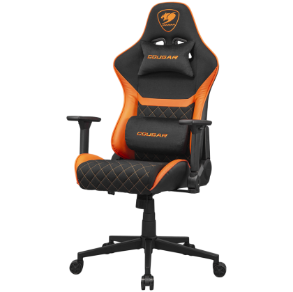 COUGAR Gaming chair Armor One V2 F, Breathable PVC Leather, Classic high-back design, Adjustable Design, 4D Folding Armrests, Recliner system 90°~155°