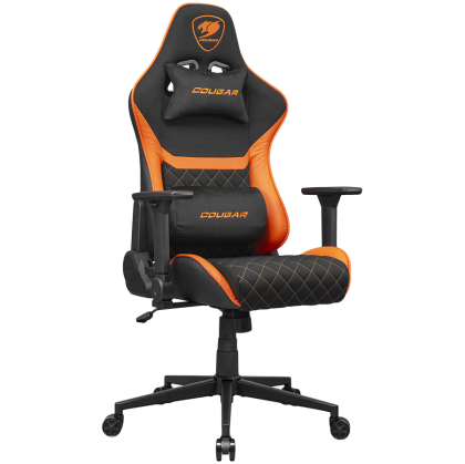 COUGAR Gaming chair Armor One V2 F, Breathable PVC Leather, Classic high-back design, Adjustable Design, 4D Folding Armrests, Recliner system 90°~155°