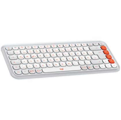 LOGITECH POP ICON KEYS - OFF WHITE - US INT'L - BT  - INTNL-973