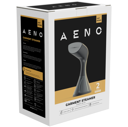 AENO Hand Garment Steamer GS3, 1500W, Detachable Water Tank, 3 steam modes