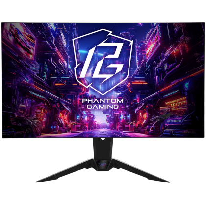 Asrock Gaming Monitor, 31.5" 4K (3840x 2160) OLED, AG, 240/480 Hz, 132% sRGB, 16:9, 1 500 000:1, 178/178, 0.03 ms, High, Swivel and Tilt adjustment, 2x 5W Speakers, 2x HDMI 2.0, 2x DP 1.2, 4x USB 3.2, 1x USB-C, 1x Audio (3.5mm), Wi-Fi antenna, 3Y