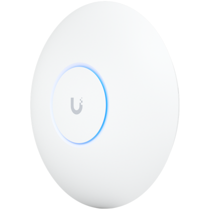 Ubiquiti U7-Pro-Max Ceiling-mounted WiFi 7 AP with 8 spatial streams, 6 GHz support, and a dedicated spectral scanning engine for interference-free WiFi in demanding, large-scale environments