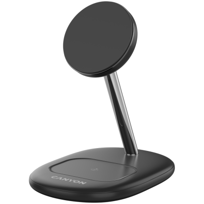 CANYON wireless charger WCS-205 15W Qi2 2in1 Black