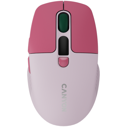 CANYON mouse MW-26 LCD Silent Dual Mode Wireless Pink