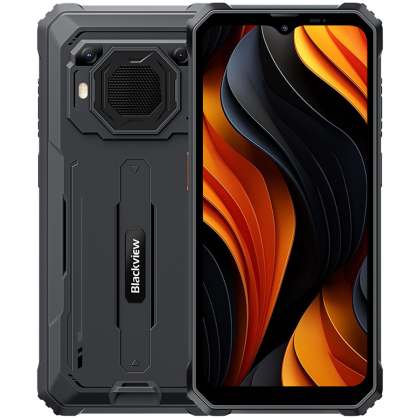 Blackview BV6200 Plus (6.56" HD+ 90Hz 8+256GB Unisoc T606 1.6GHz 16+2MP/13MP IP68/IP69K/MIL-STD-810H NFC 1100mAh+18W Fingerprint 438g Android 14 Black)