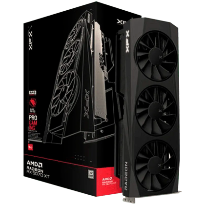 XFX Quicksilver AMD Radeon RX 9070XT Gaming Edition with 16GB GDDR6 HDMI 3xDP, AMD RDNA 4