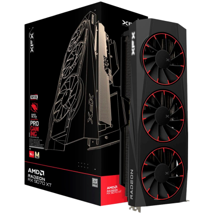 XFX Quicksilver AMD Radeon RX 9070XT Magnetic Air Edition with 16GB GDDR6 HDMI 3xDP AMD RDNA 4