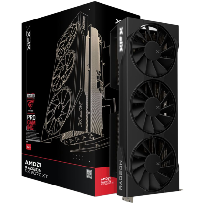 XFX Swift AMD Radeon RX 9070XT Triple fan Gaming Edition with 16GB GDDR6 HDMI 3xDP, AMD RDNA 4