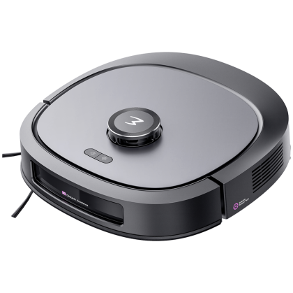 Color: Black, Continuously Mop cleaning with fresh water, Suction pwr: 8000Pa, Dust volume (Robot): 250ml,  Robot Water volume: 240ml, Dust/Bag Volume: 1L,  Station Clean Water tank: 3.5L; Station Dirty Water tank: 3.5L, Noise (standart mode): 65dBA, Batt