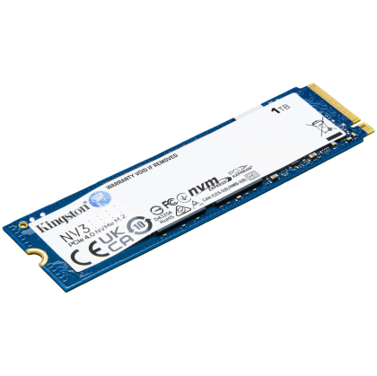 Kingston 1TB NV3 SSD M.2 2280 PCIe 4.0 NVMe, Read: 6,000/ Write: 4,000MB/s