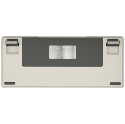 LORGAR KBP7075W, Wireless 75% Mechanical Gaming Keyboard Pro, Beige, EN layout