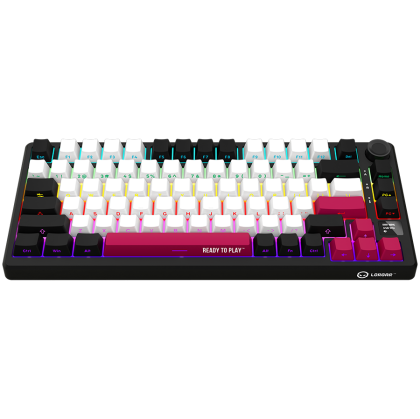 LORGAR KBP7075W, Wireless 75% Mechanical Gaming Keyboard Pro, Black/red, EN layout