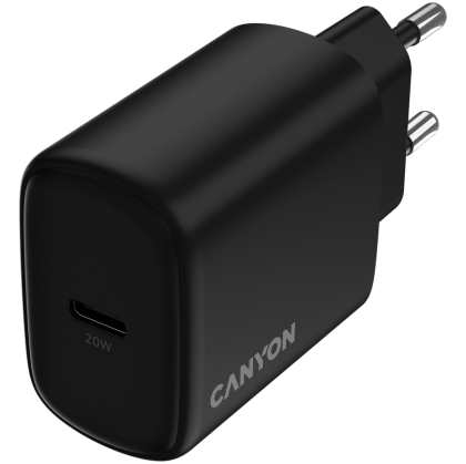 CANYON charger OnCharge 200 20W 1xPD EU Black