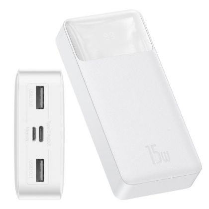 Baseus Bipow 20000mAh, 2xUSB, USB-C, 15W