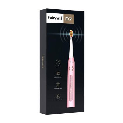 Електрическа четка за зъби Fairywill FW-507 Sonic Toothbrush Pink