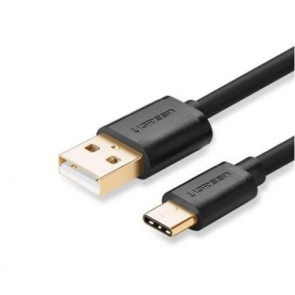 Кабел UGREEN Gold Plated USB Type-C 2m