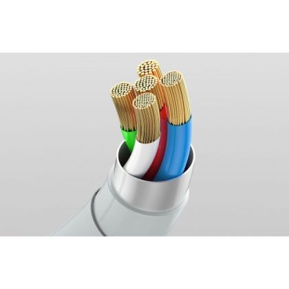 Кабел Baseus Simple Wisdom Data Cable Kit (2бр.) USB to Type-C 5A 1.5m White