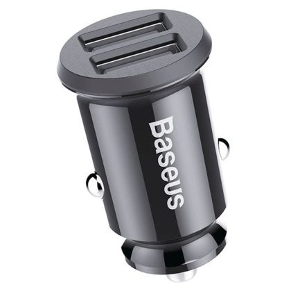 Зарядно за автомобил Baseus Grain Car Charger 2xUSB 5V 3.1A 