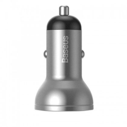 Зарядно за автомобил Baseus Digital Display 2xUSB 4.8A Car Charger 24W