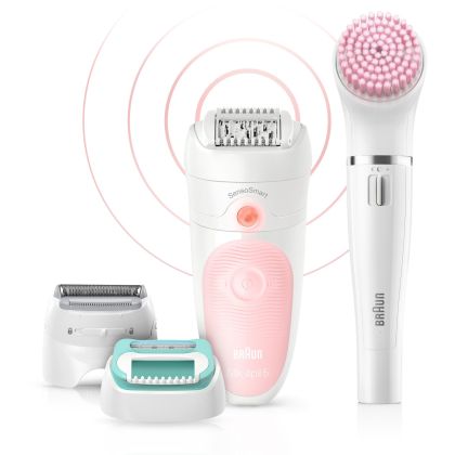 Епилатор Braun Silk-épil 5 5/875 Beauty Set 5 + Четка за почистване на лице