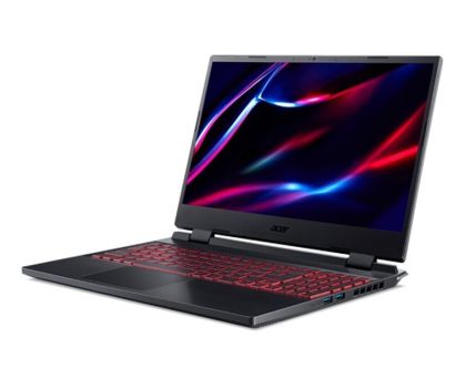 Лаптоп Acer Nitro 5, AN515-58-50F8, Intel Core i5-12500H (up to 4.40 GHz, 18MB), 15.6" FHD IPS SlimBezel 144Hz, 8 GB DDR5, 512GB PCIe NVMe SSD, GeForce RTX 4050 6GB GDDR6, INTEL 2X2 AX+BT Killer 1650i, HD Cam, KB Backlight, Linux, Black