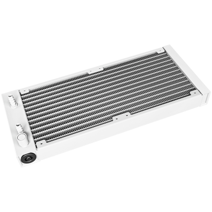 DeepCool LE520 WH, 240mm CPU Liquid Cooler, 2x120mm ARGB PWM Fans, Anti-Leak Technology, ARGB Pump Top, White, LGA 1700/1200/115x, AMD AM5/AM4, 3Y, R-LE520-WHAMMN-G-1