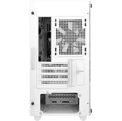 DeepCool CC360 ARGB WH, Mid Tower, Mini-ITX/Micro-ATX, 1xUSB3.0, 1xUSB2.0, 1xAudio, 3x120mm Pre-Installed ARGB Fans, Tempered Glass, Mesh Panel, White, R-CC360-WHAPM3-G-1