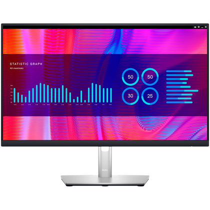 Dell Monitor LED P2423DE, 23.8", QHD (2560 x 1440), 16:9 60Hz, IPS AG, ComfortView Plus, Mercury Free, 300 cd/m2, 1000:1, 178/178, 8ms/5ms, HDMI, 2xDP, USB-C hub, Height, Pivot, Swivel, Tilt adjustable, 3Y