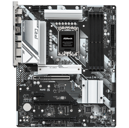 ASROCK MB Desktop B760 Pro RS (S1700, 4x DDR5, 1x PCIe 5.0 x16, 1x PCIe 4.0 x16, 1x PCIe 3.0 x16, 1x PCIe 3.0 x1, 2x Hyper M.2 PCIe Gen4x4, 1x M.2 PCIe Gen 4x2, 4x SATA3, 2x USB-C, 6x USB 3.2, 4x USB 2.0, 1xRJ-45 2.5GB, 1x HDMI, 1x DP, ATX