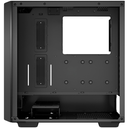 DeepCool CG560, Mid Tower, Mini-ITX/Micro-ATX/ATX/E-ATX, 2xUSB3.0, 1xAudio, 3x120mm Pre-Installed ARGB Fans + 1x140mm Black Fan, Tempered Glass, Mesh Panel, Black R-CG560-BKAAE4-G-1