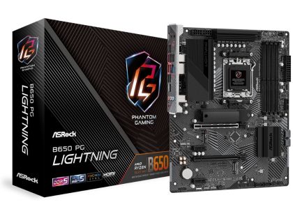 Дънна платка Asrock B650 Phantom Gaming Lightning + Lanberg Wireless Network Card USB adapter NC-1200-WIE AC1200 Dual Band