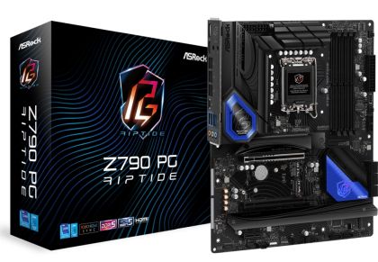 Дънна платка Asrock Z790 Phantom Gaming Riptide + Lanberg Wireless Network Card USB adapter NC-1200-WIE AC1200 Dual Band