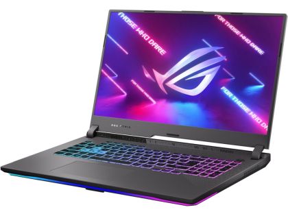 Лаптоп Asus ROG Strix G17 G713RW-LL070W, AMD Ryzen 9 6900XH., 17.3" WQHD AG (2560 x 1440)240Hz,16GB DDR5 4800MHz (2x8 GB), PCIE 4.0 NVME 1TB M.2 SSD,GeForce RTX 3070 Ti  8GB GDDR6 , WiFi 6, RGB Per-Key Kbd, Eclipse Gray+Fury Gaming Chair Avenger M+ Black-