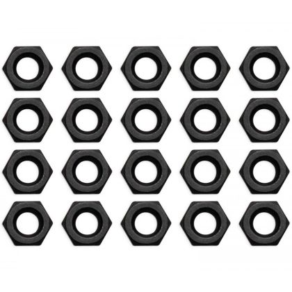 EK-Loop Nut Set M4 - Black (20pcs)